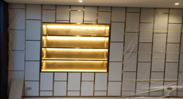 會(huì)所墻面不銹鋼裝飾工程